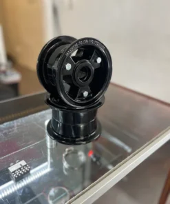 Glossy Black Powdercoated 5 inch Tri-Star