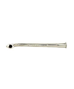 Header Pipe, Rascal GT, Center Exit Trumpet, 196/212/225, Chrome