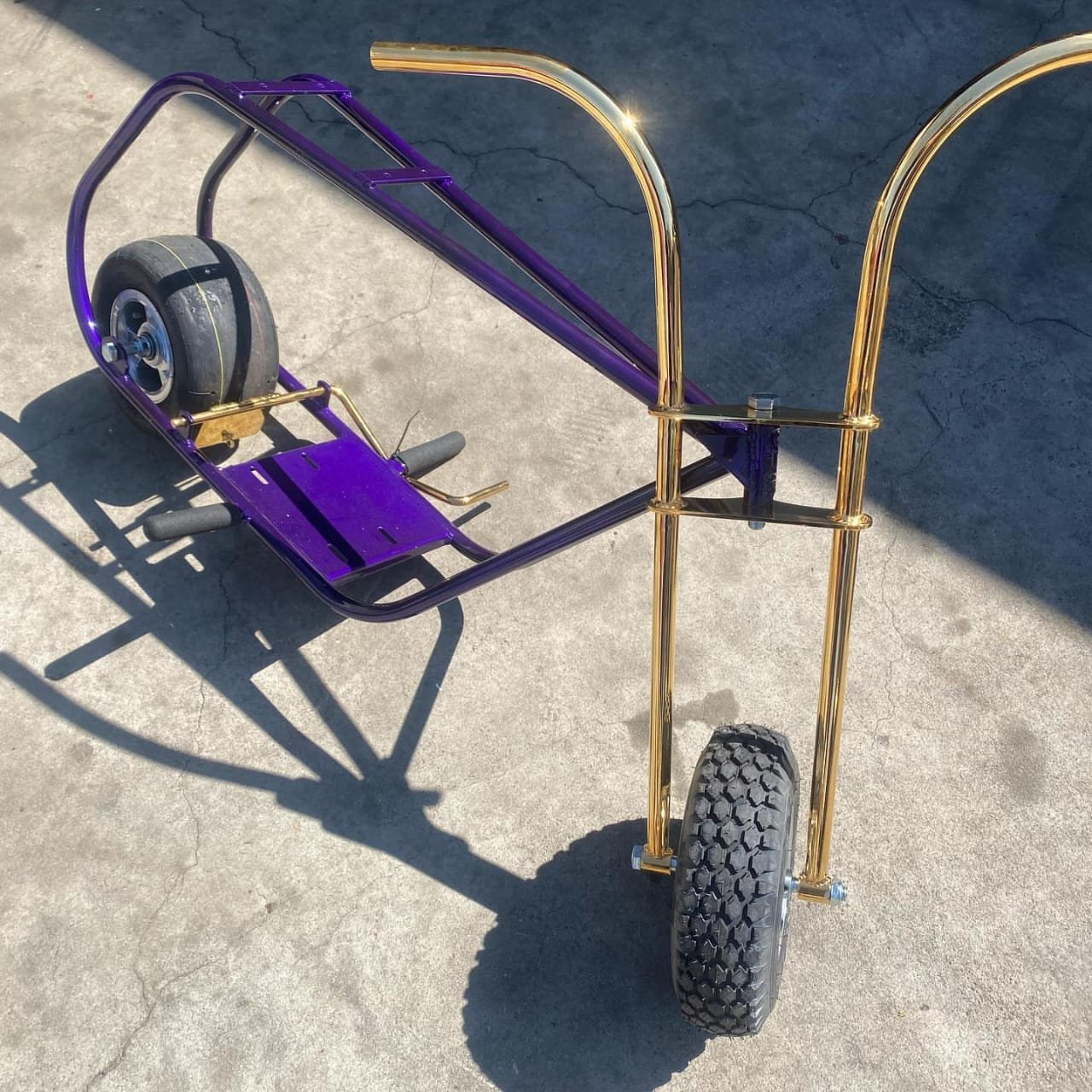 GLOSSY GOLD MiniBike Roller